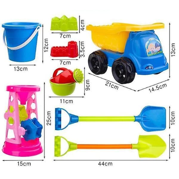 Rantalelusetti, Rantaämpäri Lapio Työkalusarja 24pcs