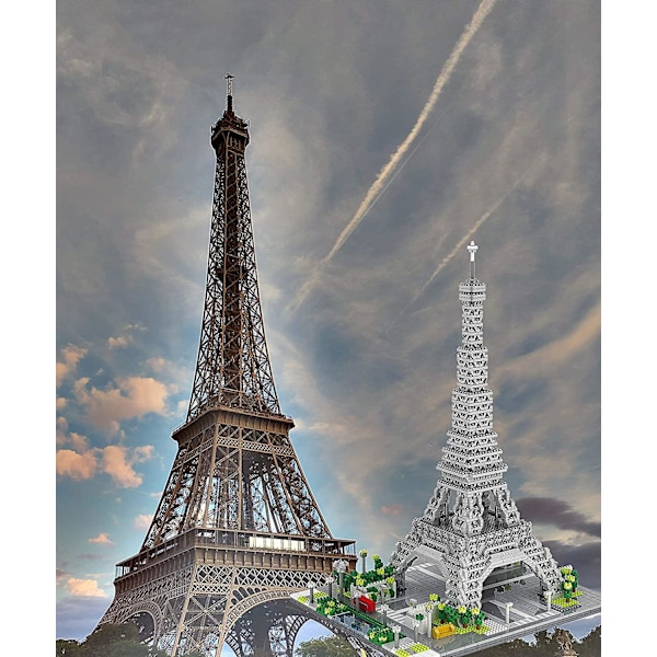 Byg Eiffeltårnet Miniature Klodser Sæt, 3369 Brikker Miniature Klodser 3d Puslespil Legetøj, Gaver Til Voksne Og Børn