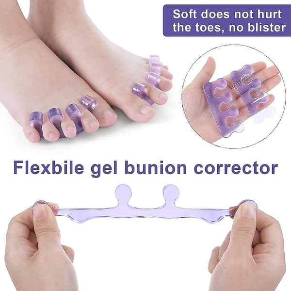 8-pack gel nagellack tåavdelare