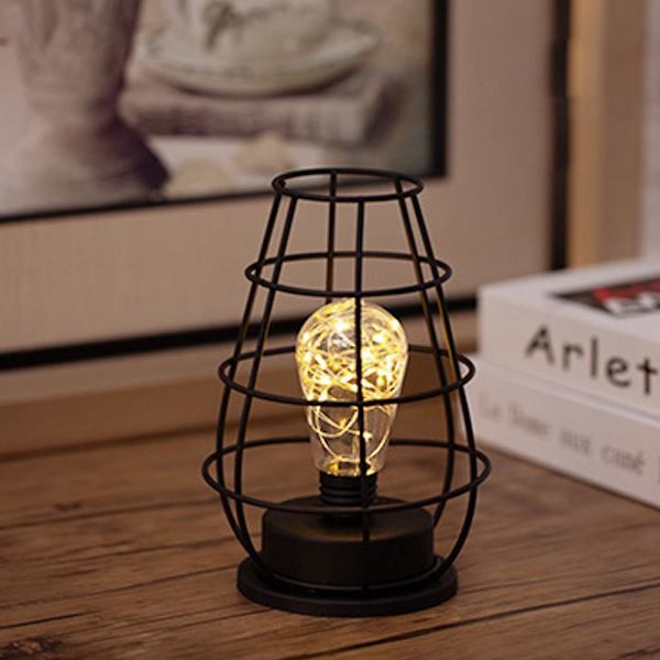 Rött vin form lampa LED lampa vinglas bordslampa metall smidesjärn lampa modern heminredning wine jug