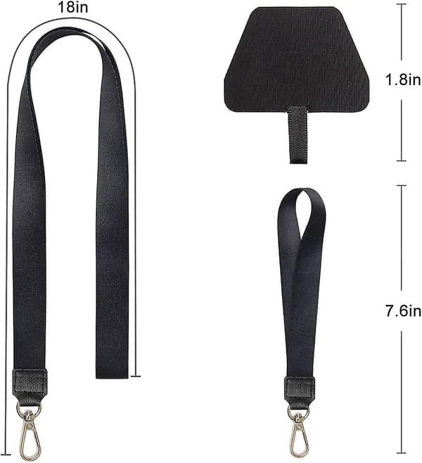 Mobiltelefon Lanyard, Universal Telefon Halsrem Håndleds Lasso Snor Til