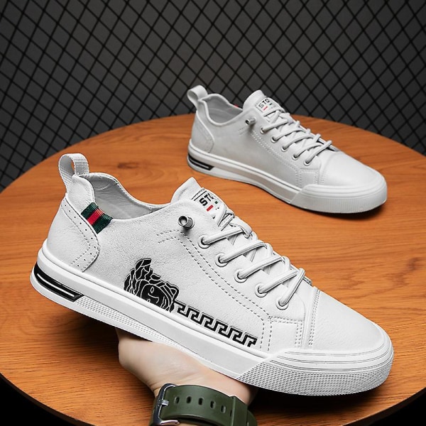 Herr Casual Skor Mode Sneakers Frhv2199 White EU 39