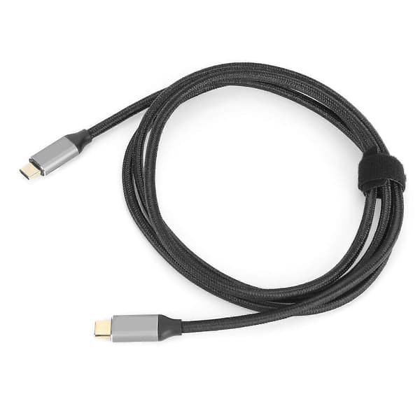 USB Type C til USB Type C Kabel 2m - USB 3.1, 100W, Dobbelt Hoved, PD 5A Hurtig Opladning