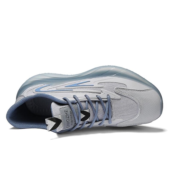 Herre Sports Løbesko Åndbare Skridsikre Sneakers Qf6053 Blue EU 44