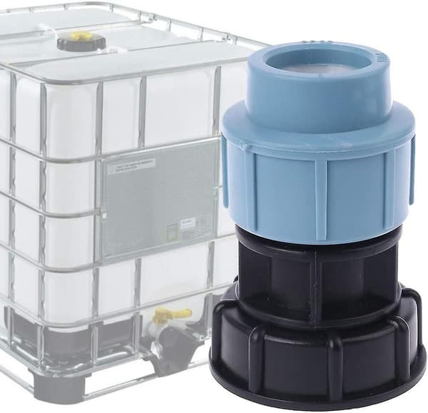 1 stk. S60x6 IBC Tank Adapter til 32mm Lige Slangefitting Tilbehør Vandslange Fitting Værktøj