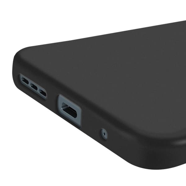 Etui til Motorola Moto G05 og E15 Blød Silikone Mat, Sort