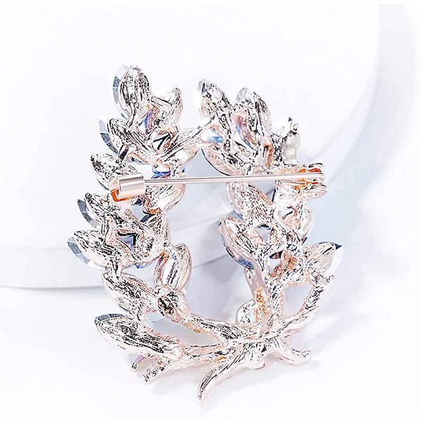 Kunstig Krystal Zinnia Buket Broche Elegant Og Funklende Modeaccessory Til Kvinder Og Piger