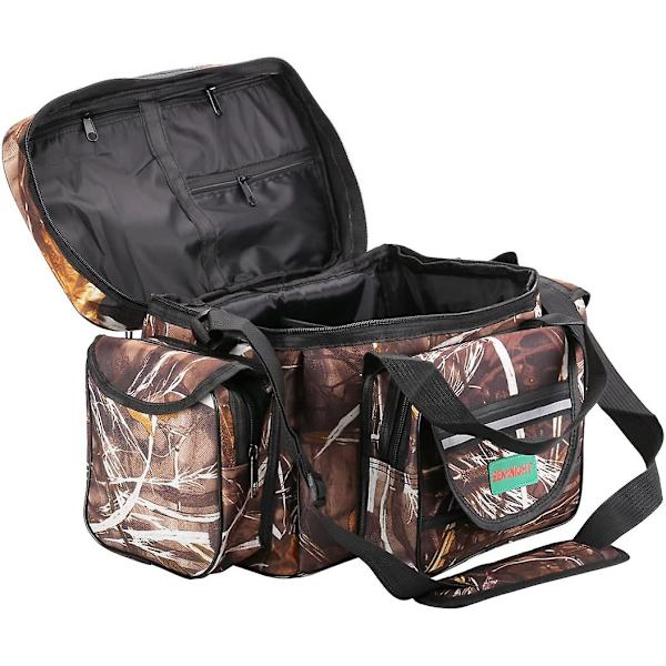 Fiskebag for karpefiske, enkel skulder, fiskebag for havfiske, Holdall kamuflasje utendørs bæreveske, tursekk, 50cm*28cm*27cm