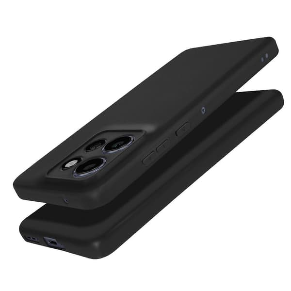 Cover til Motorola Edge 50 Neo Silikone Blød Mat, Sort