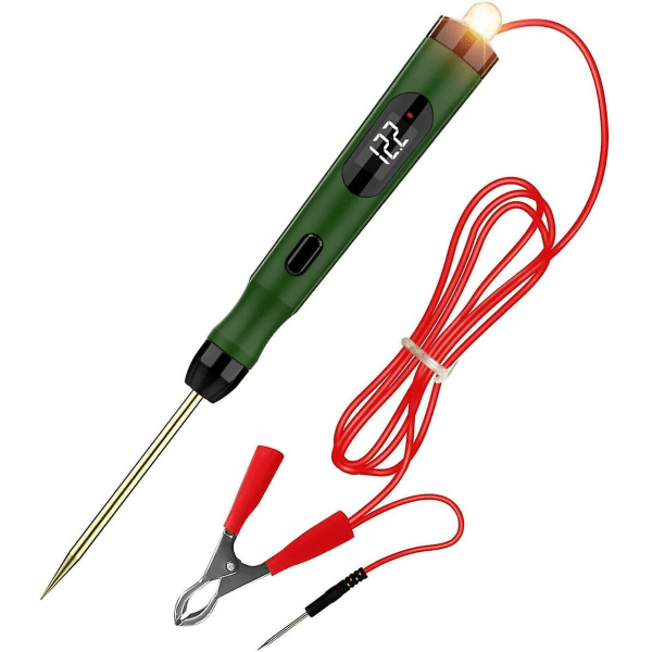 Bil Elektrisk Krets Tester Sond 5v-30v Digital Display Krets Test Penna Bil Krets Tester Lampa Spänning Test Penna