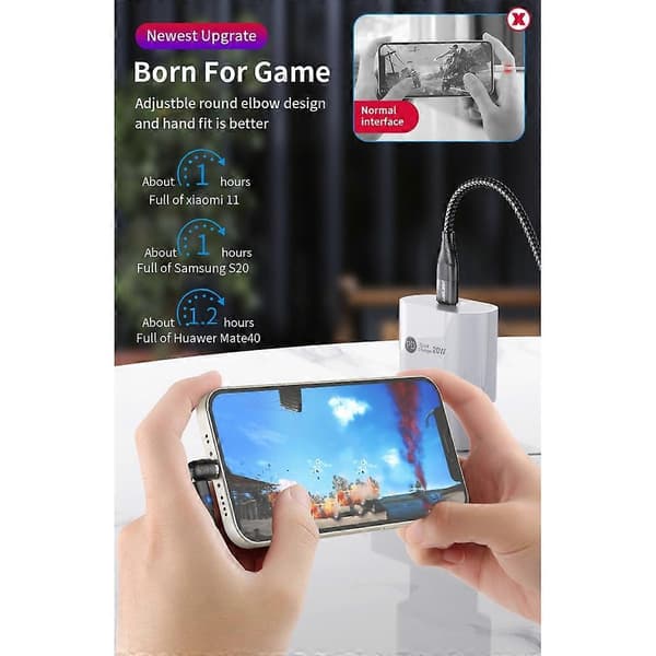 3-in-1 PD 60W magneettikaapeli 3A pikalataus Type C - Type C Micro-USB:lle