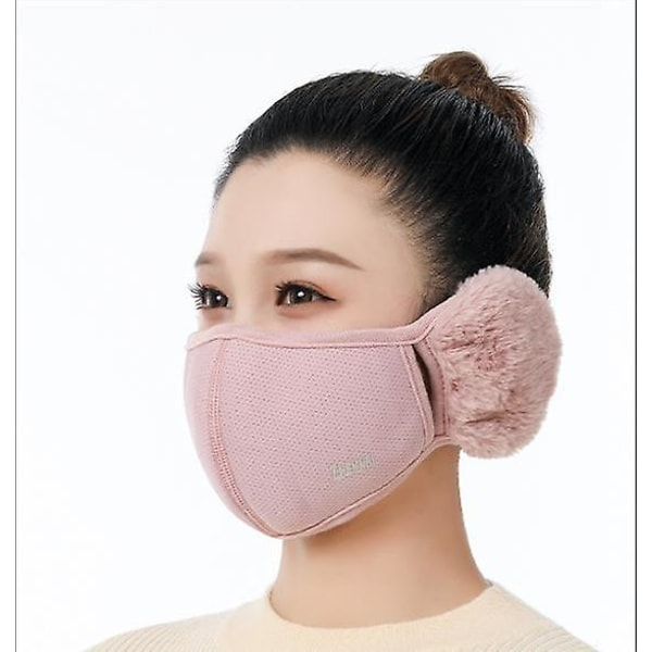 Vintercykling Vindtät Och Kalltålig Två-i-ett Bomull Tredimensionell Vuxenmask Bean Paste