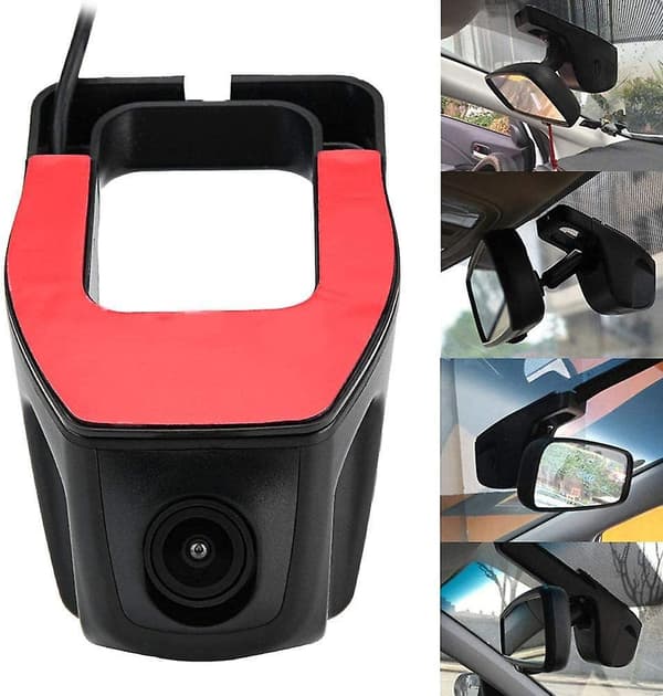 Bilskörningsinspelare, Dash Camera Usb Körvideoinspelare Bilspegel 1080p Dash Cam G-sensor för Android