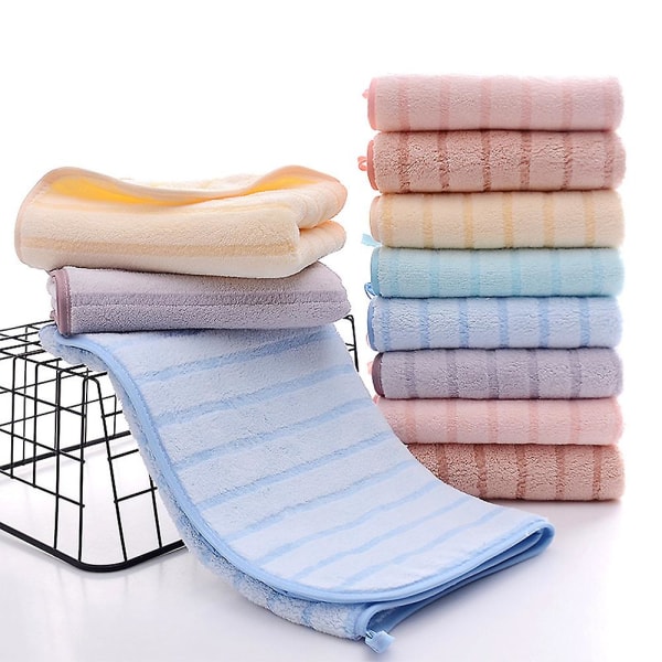 Håndklær til bad Soft Highly Absorbent Håndkle Sett, Størrelse 35*75cm (3-pakning) blue