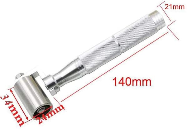 34mm Tapetvals Rull Rostfritt Stål Kant Söm Platt Tryckrulle