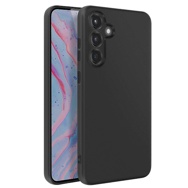 Etui til Galaxy S25 Plus Blød Mat Silikone, Sort