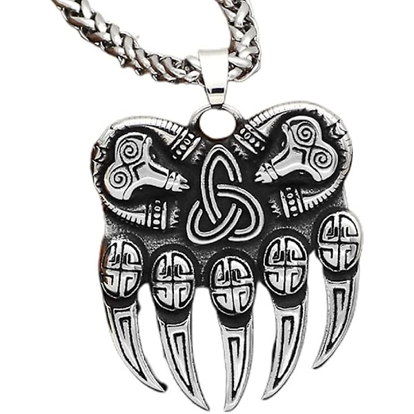 Halsband för män, acsergery gotiskt halsband hiphop varg björn amuletthänge