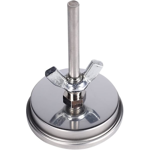 Ovntermometer i rustfrit stål, grilltermometer, røgtermometer 75 til 300 og 150 til 600 (type B 300c)