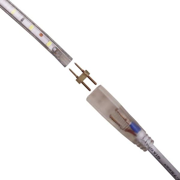 Strømadapter - AIMOONSA - 220V - for LED-stripe - 220-240V - IP65 (LED-seksjon)
