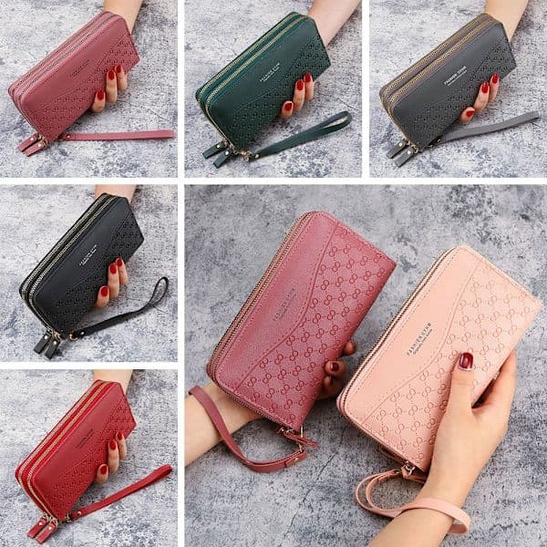 Pitkä naisten lompakko grey