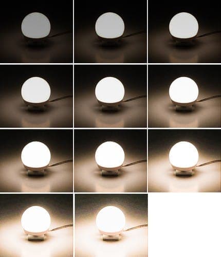 LED-lys til makeup-spejl med 30 forskellige lystilstande
