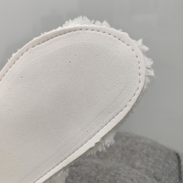 Skor Varmt foder Crocs Träskor Foderbyte, Vit Pälsinsats Foder Innersko För Crocs Träskor 270mm