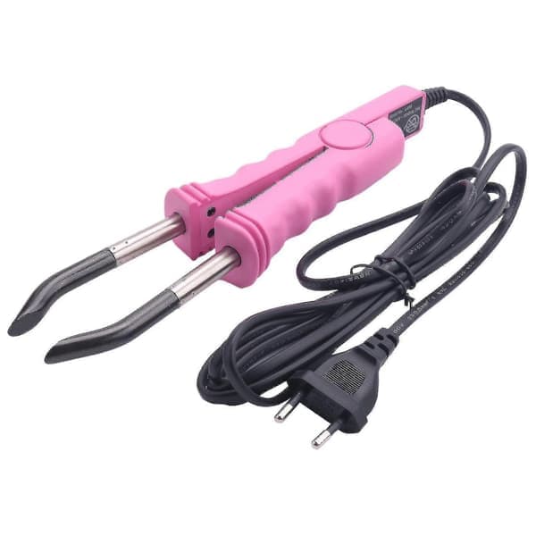 Hårförlängningsjärn Keratin Bonding Tool Värmekontakt Rosa EU-kontakt