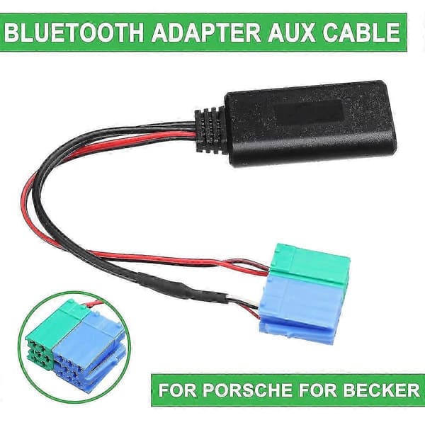For Porsche For Becker Bilradio Bluetooth-adapter Aux-in-kabel For iPhone Biler Elektronikk Tilbehør