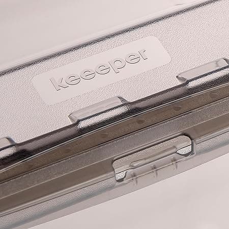 Förvaringslådor med Air Control-system, 3-pack, 3 x 11 l, Bea, Transparent