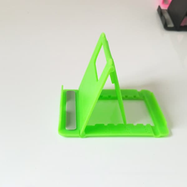 Universal Foldable Plastic Stand for Phone and Tablet pink