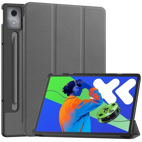 Fodral för Lenovo Xiaoxin Pad Pro 12,7 tum Anti-Drop Läderställ Tablet Skydd