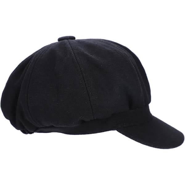 Sort Baker Boy Hat til kvinder Piger Baretter Franske hatte Varm uld Newsboy Cap Dame Klassisk Visir Flat Cap