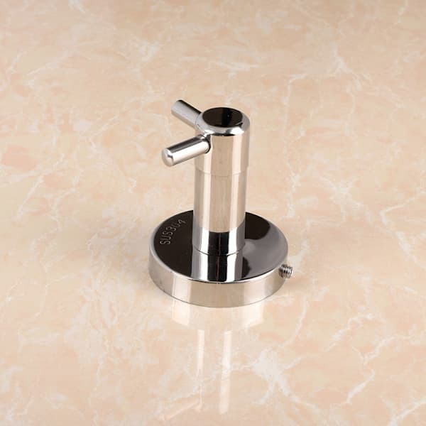 Ruostumattomasta teräksestä valmistetut koukut kylpyhuonekoukut keittiökoukut - 6*6cm, 2kpl