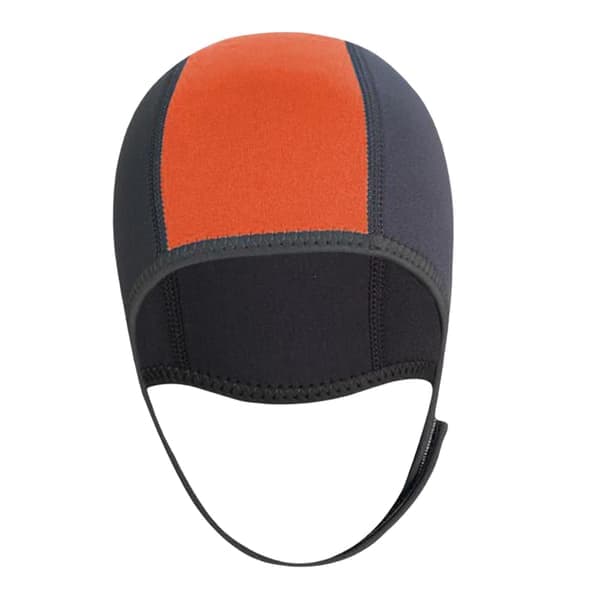 1/2/3/5 Neopren dykkerhætte beskyttende øre til rafting orange 3mm 1Set