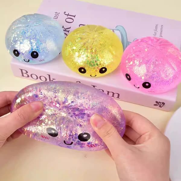 Super Crazy Fun Rainbow Mysterious Soft Bun Mysterious Dumpling Pink Sparkling Explosive STJ3 1st