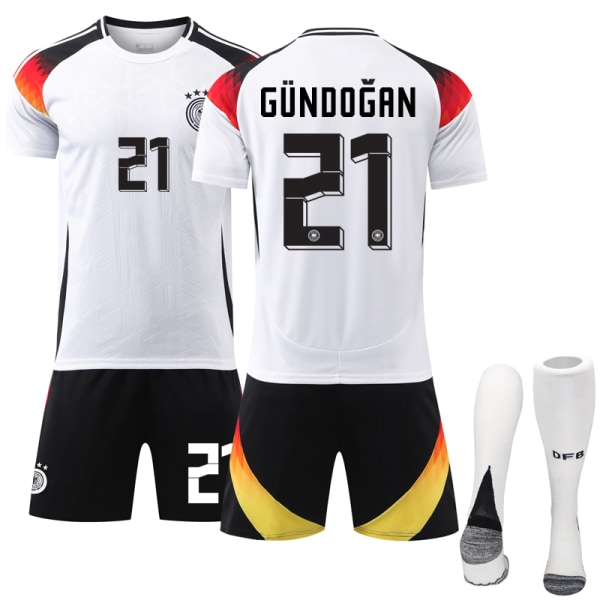 2024 Nya säsongen Tyskland fotbollströjor #21 Gundogan träningsdräkt 18