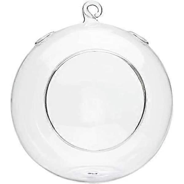 Hängande blomkruka i glas, 15 cm, 2-pack