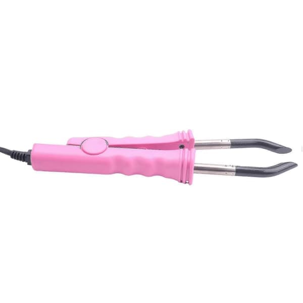 Hårförlängningsjärn Keratin Bonding Tool Värmekontakt Rosa EU-kontakt