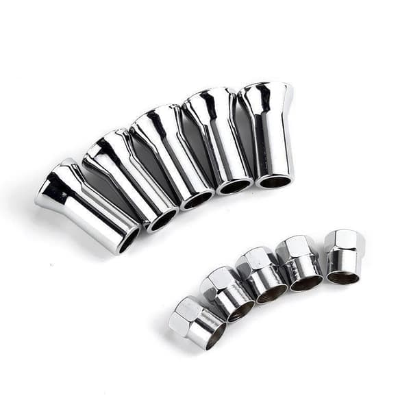 Universal TPMS Chrome ventilspindelhette og dekselstripe