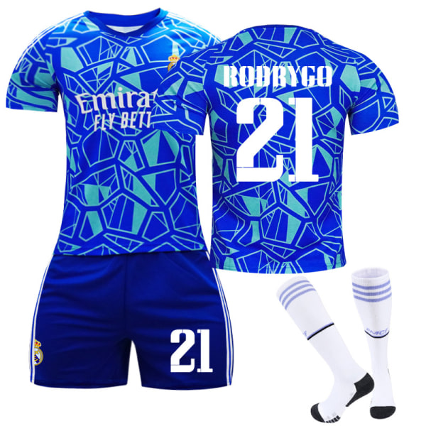 2023 Real Madrid Goalkeeper Edition Fotbollströja Training Kit RODRYGO 21 XL
