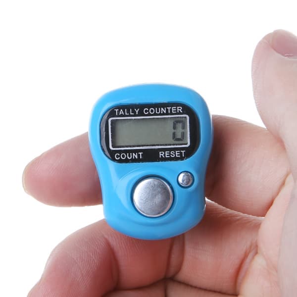 LCD Stick Counter Finger Digital Counter Elektronisk Fingertæller Tilfældig Farve