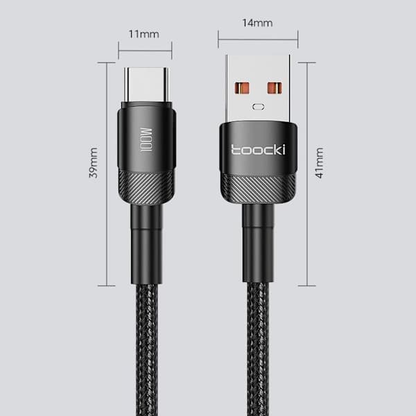 Mobildatakabel Ladekabel Black 0.5m