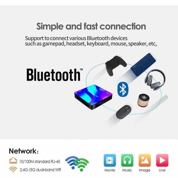 TV-box - X10 - Android 11.0 - 2 GB RAM - 16 GB ROM - 4K UHD
