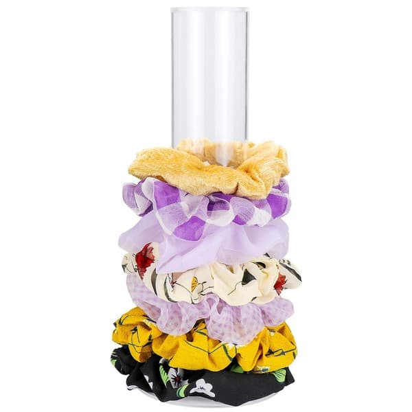 Akryl Scrunchie Holder Stativ Transparent Scrunchie Display Organizer Hårbånd Smykker Armbånd Display Stativ