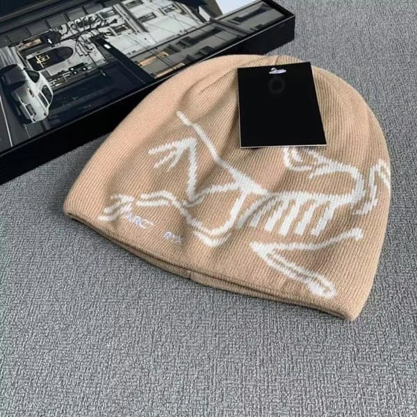 Arc'teryx Bird Head Toque Mössa Merinoull Stickad Vintermössa Unisex khaki