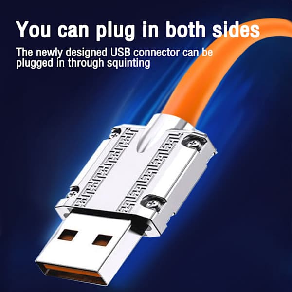 Type C ladekabel Mobiltelefon ladekabel Blue 1 m-1 m