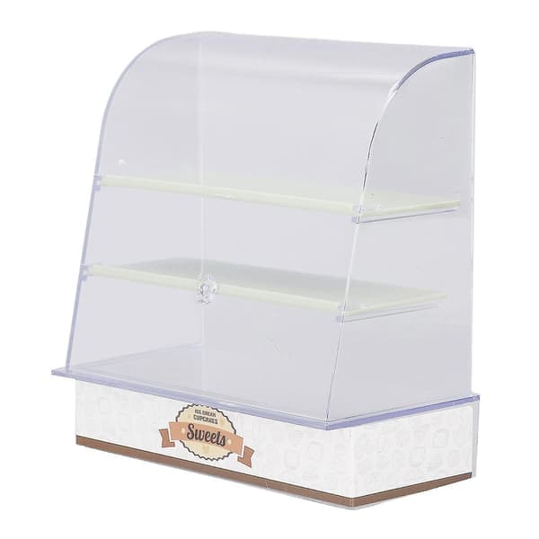1:12 Dukkehus Kagefad DIY Miniature Bageri Dessert Display Stand Model Dukkehus Tilbehør Grøn