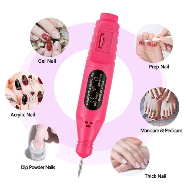 Elektrisk neglefil til manicure og pedicure