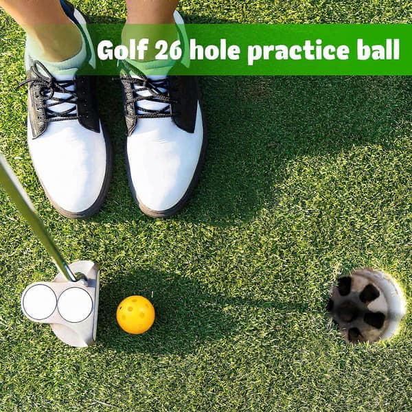 24 st golfbollar för träning Airflow golfbollar Plastgolfbollar Golfträningsbollar Golftillbehör