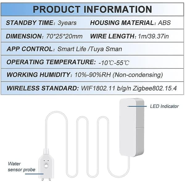 Wifi vandalarmsensor - Perfekt